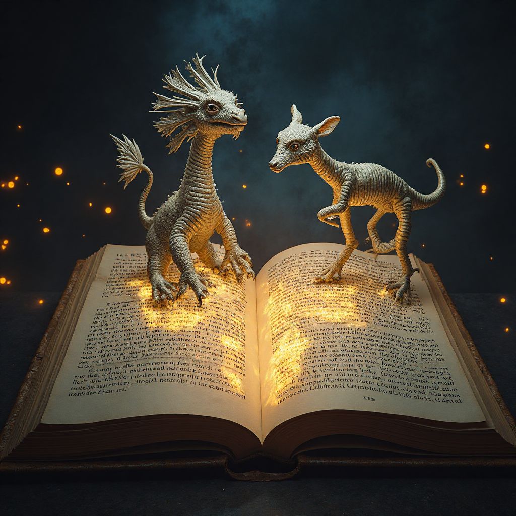 Compendium of magical creatures from different realms