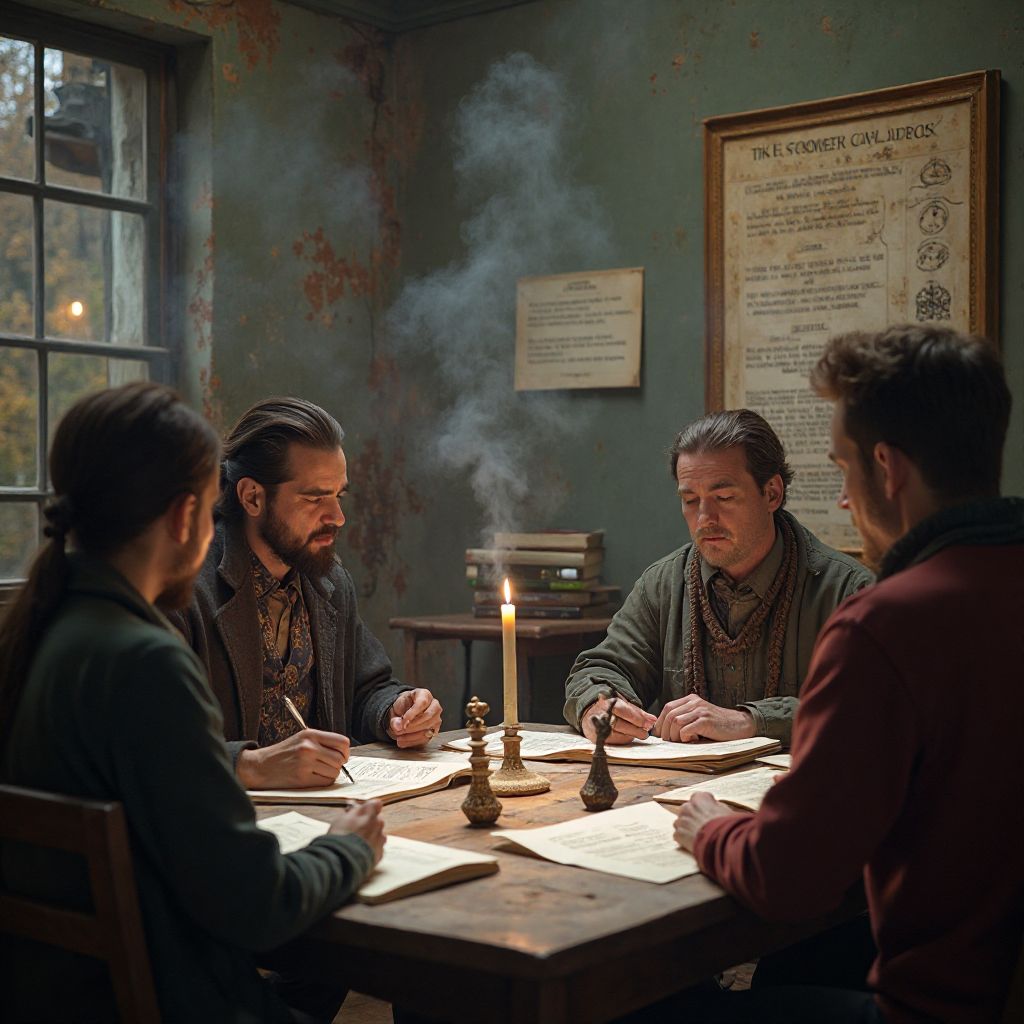 Workshop teaching runic understanding and application